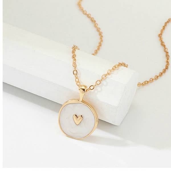 White Galaxy Pendant Chain